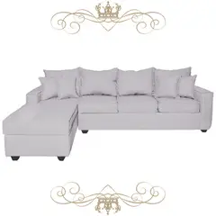 LIVINGYTERRAZAS CL - Sofá L Izquierda Homero BIG CHL 280x175 Paquetes Resortes Gris Claro