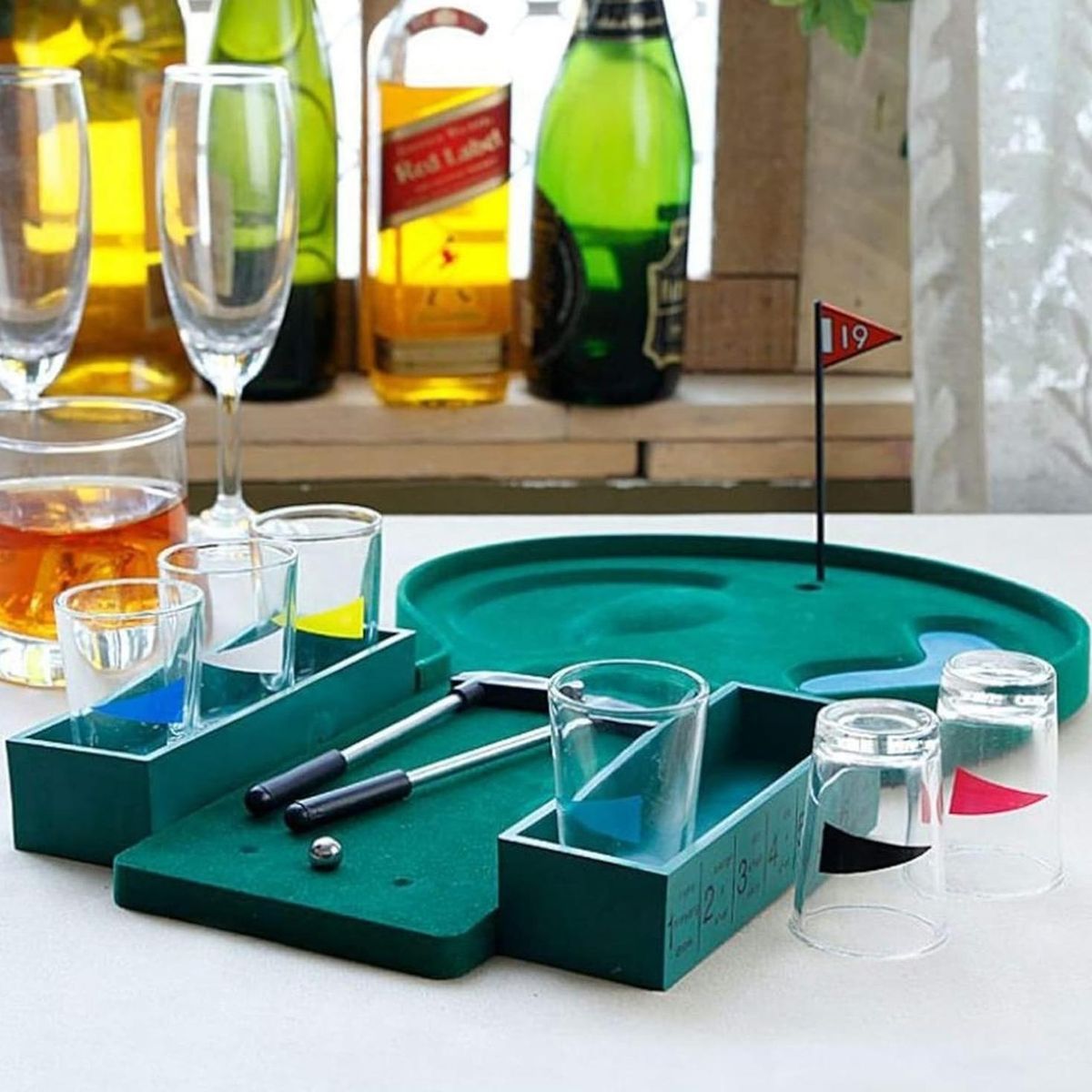 GENERICO - Set De Juego Mini Golf Juego De Shots 6 Personas