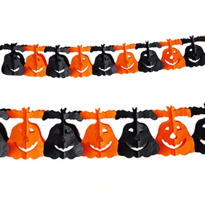 GENERICO - Guirnalda De Papel Halloween 200Cm