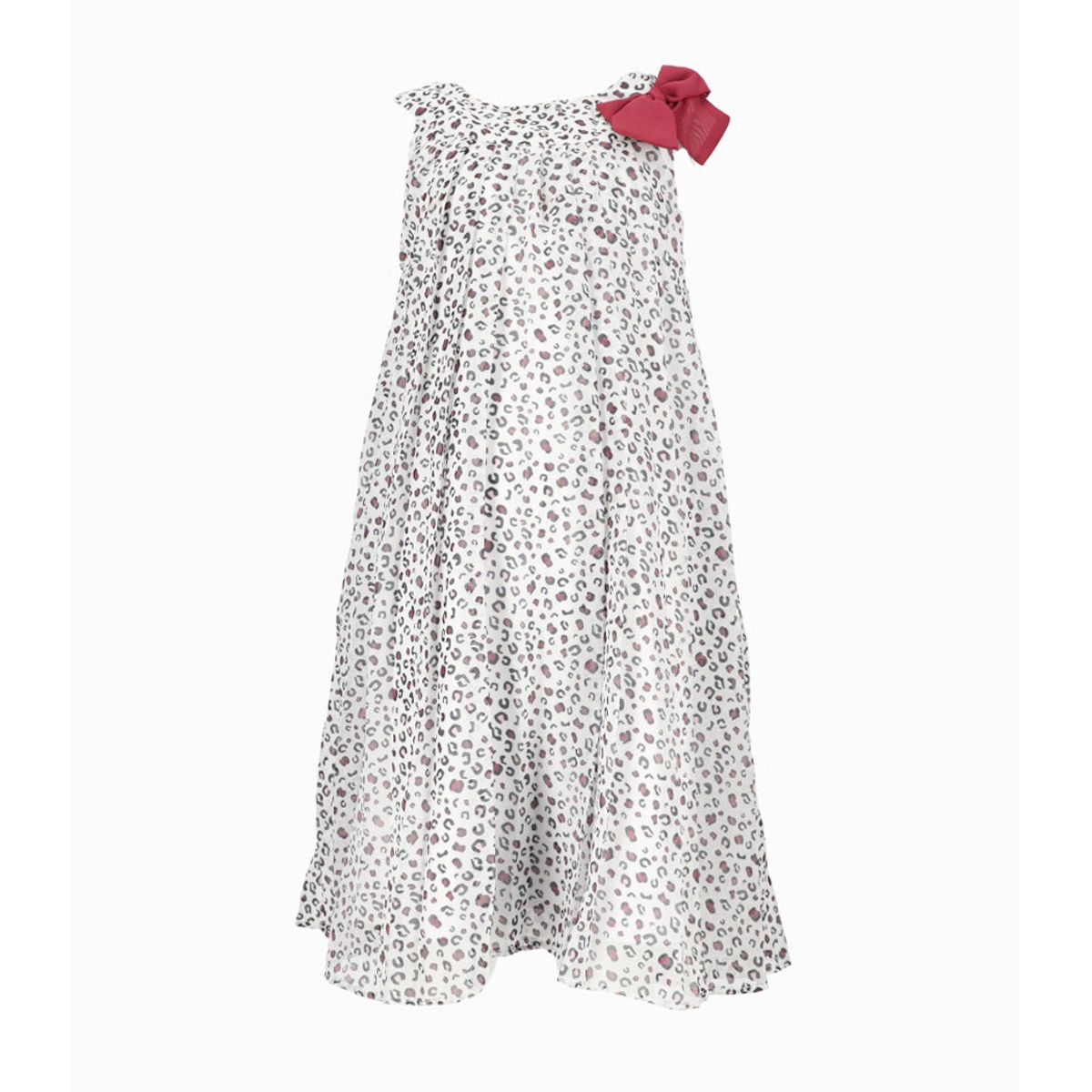 LIMONADA - Vestido niña cuello halter blanco Limonada