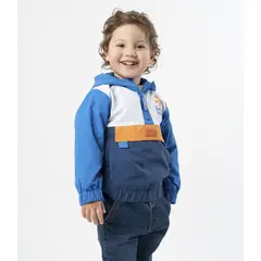 BLACK AND BLUE - Chaqueta bebé cortaviento azul