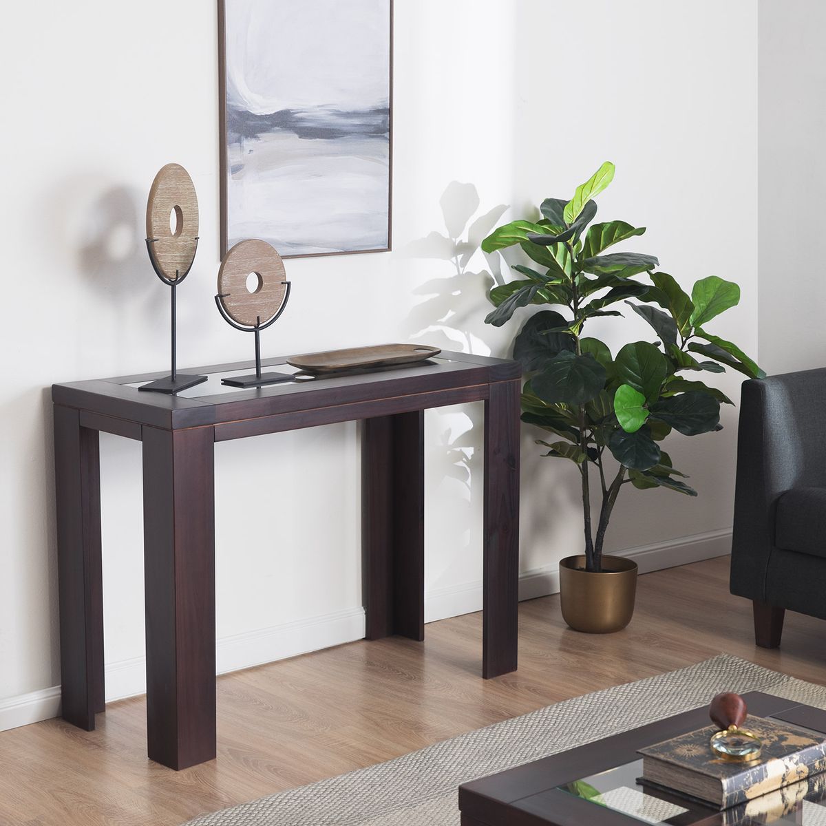 EROOMS - MESA ARRIMO NEW TAYLOR CHOCOLATE