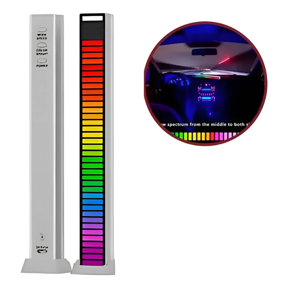 Tira Luz Led Rgb Barra Sensor Sonido Tik Tok Gamer Auto, marca BELIDASHOP - Foto Principal