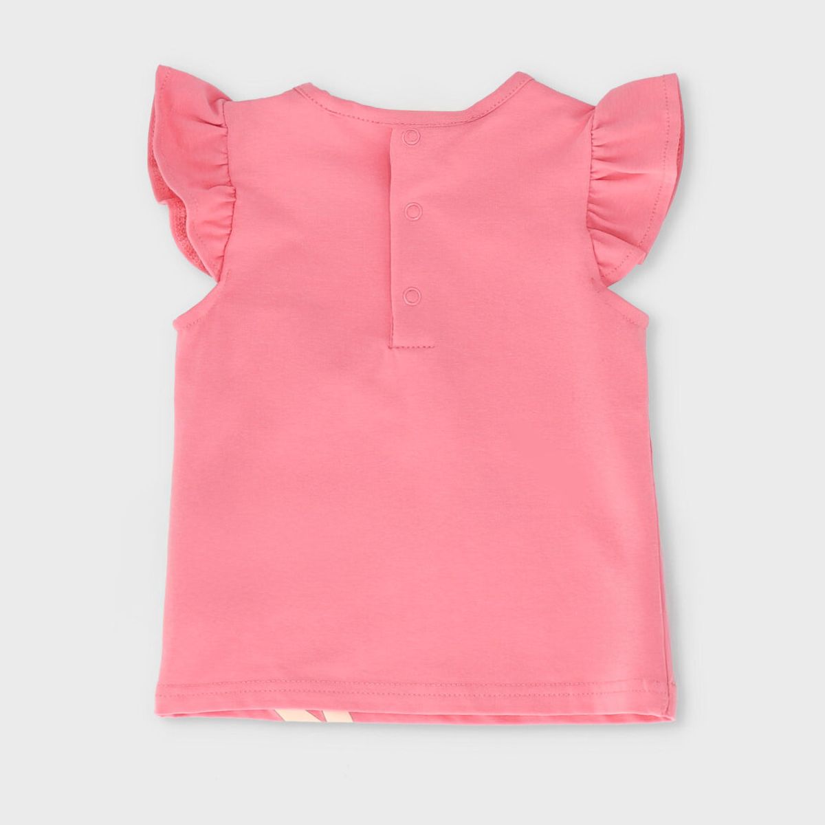 LIMONADA - Polera manga corta bebé con lazo coral Limonada