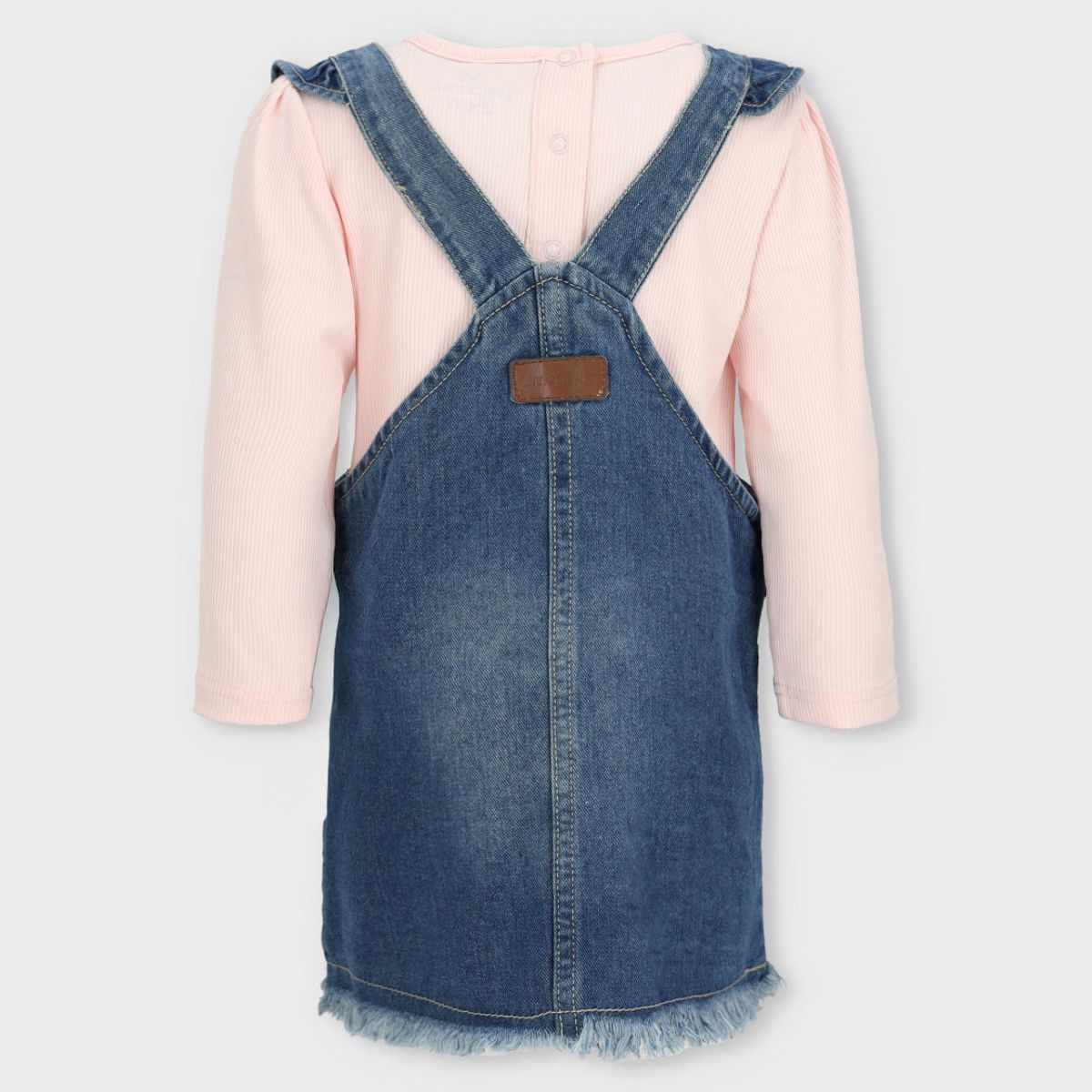 LIMONADA - Vestido bebé de denim azul Limonada