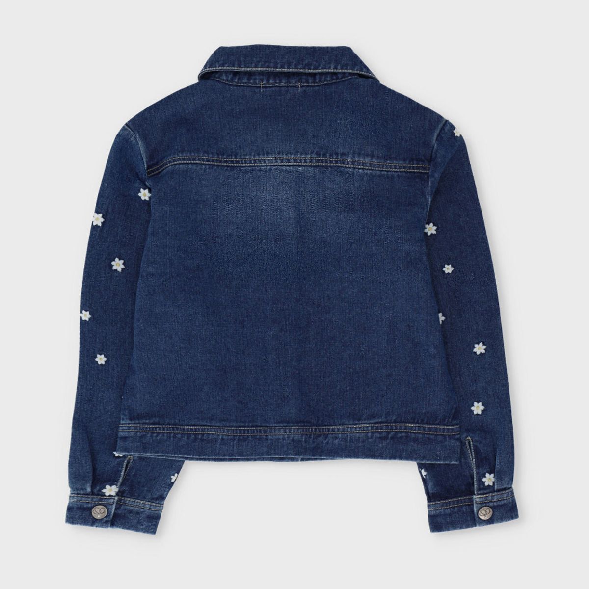 LIMONADA - Chaqueta niña con flores azul Limonada