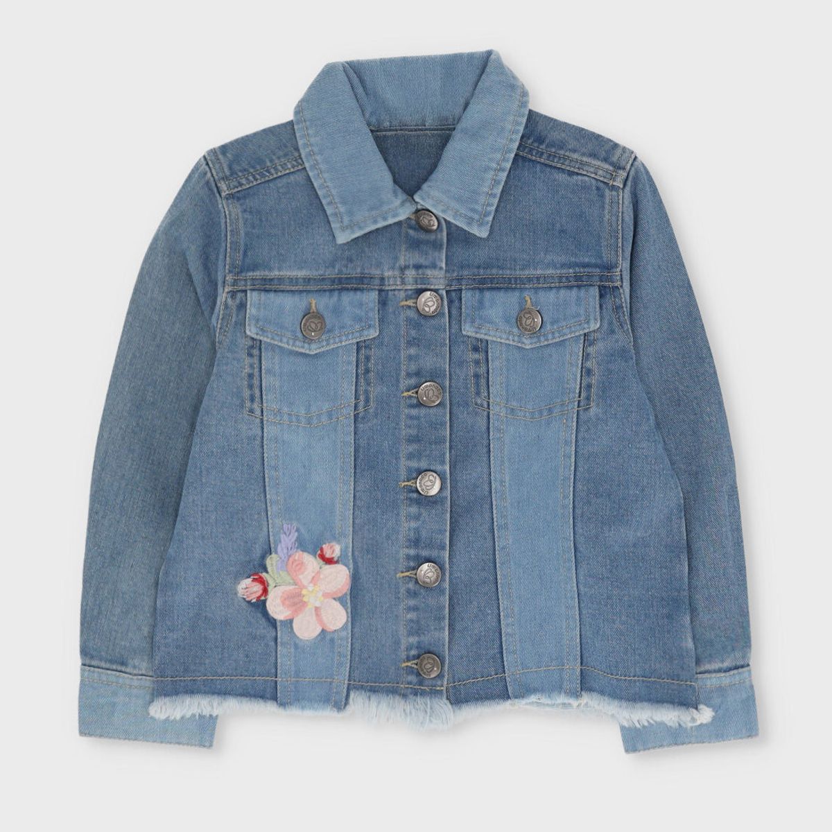 LIMONADA - Chaqueta niña de jeans celeste Limonada