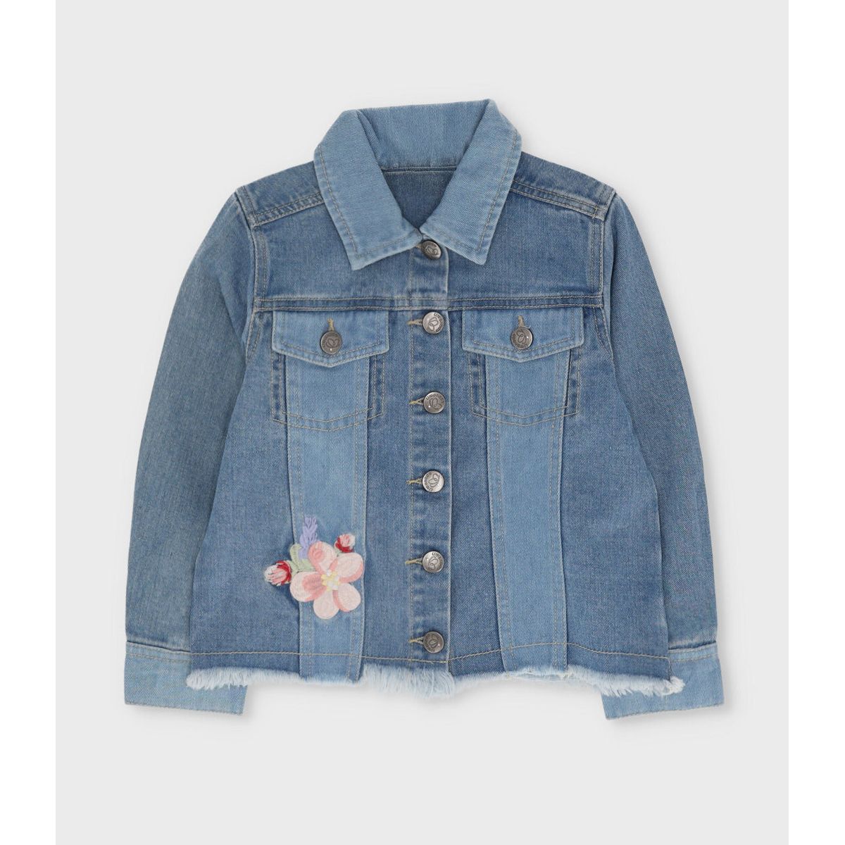 LIMONADA - Chaqueta niña de jeans celeste Limonada