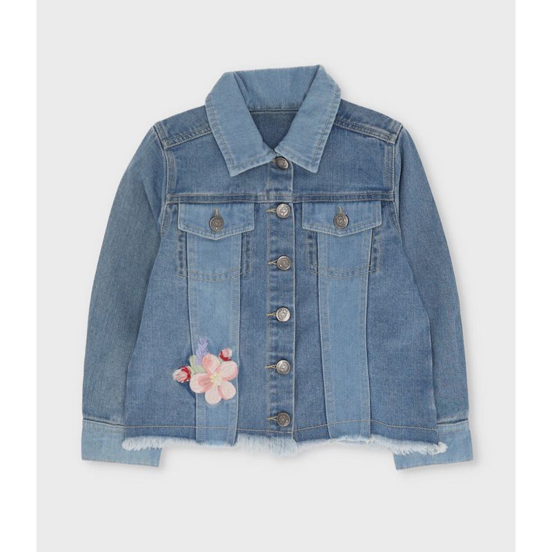 LIMONADA - Chaqueta niña de jeans celeste Limonada