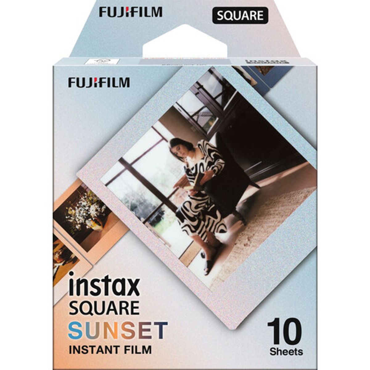 FUJIFILM - Película instantánea Fujifilm Instax Square Sunset 10 Films