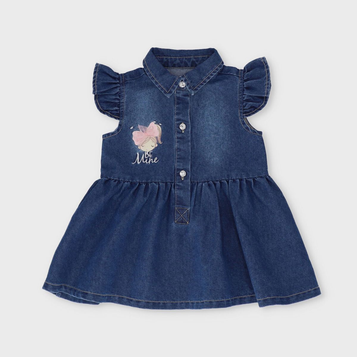 LIMONADA - Conjunto bebé con puntos azul Limonada