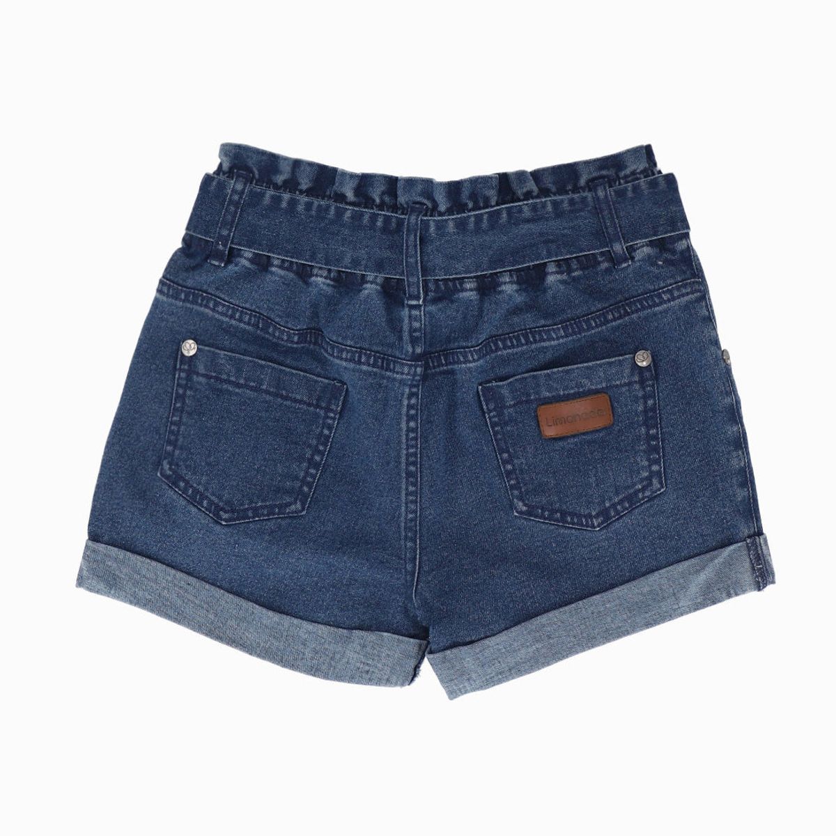 LIMONADA - Short niña con lazo azul Limonada