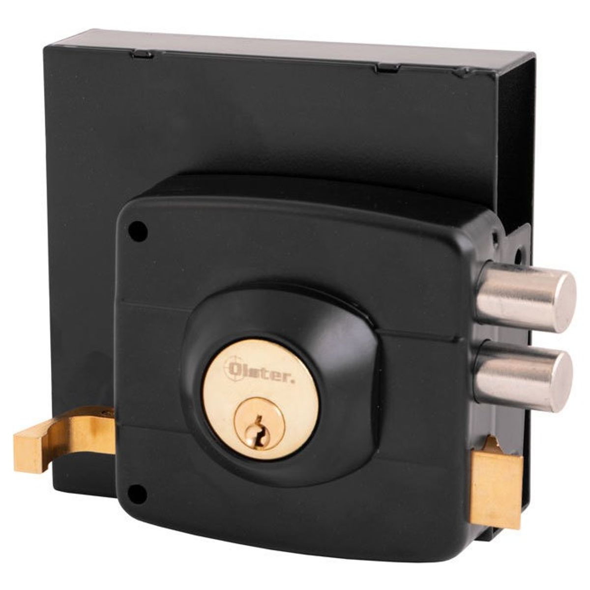 GENERICO - Cerradura Sobreponer Oister 111 Color Negro