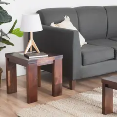 EROOMS - MESA LATERAL BARCELONA SISAL CHOCOLATE