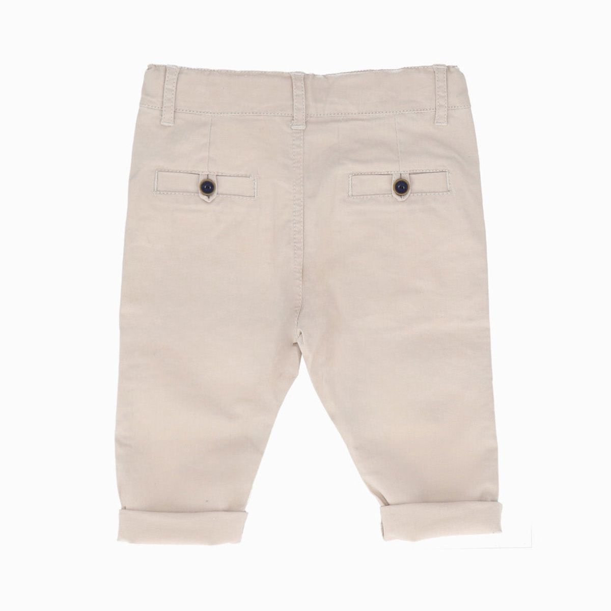 BLACK AND BLUE - Pantalón bebé básico beige Black and Blue