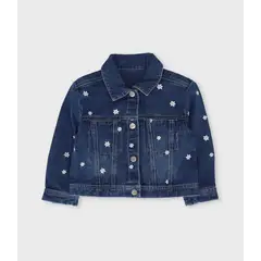 LIMONADA - Chaqueta bebé con flores azul