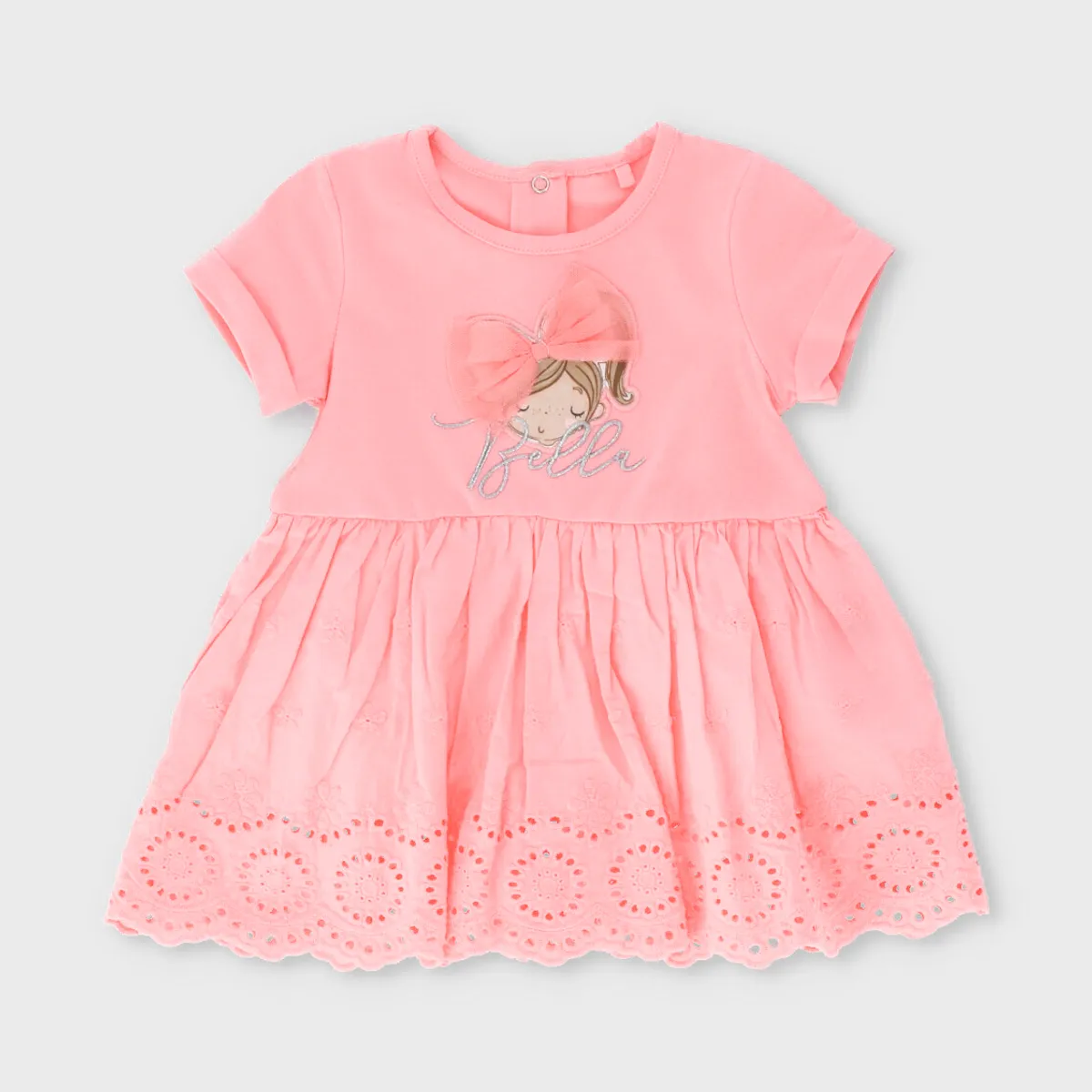 LIMONADA - Conjunto bebé con bordado coral Limonada