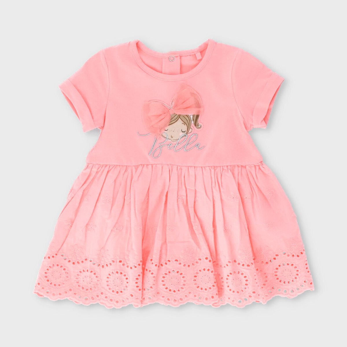 LIMONADA - Conjunto bebé con bordado coral Limonada