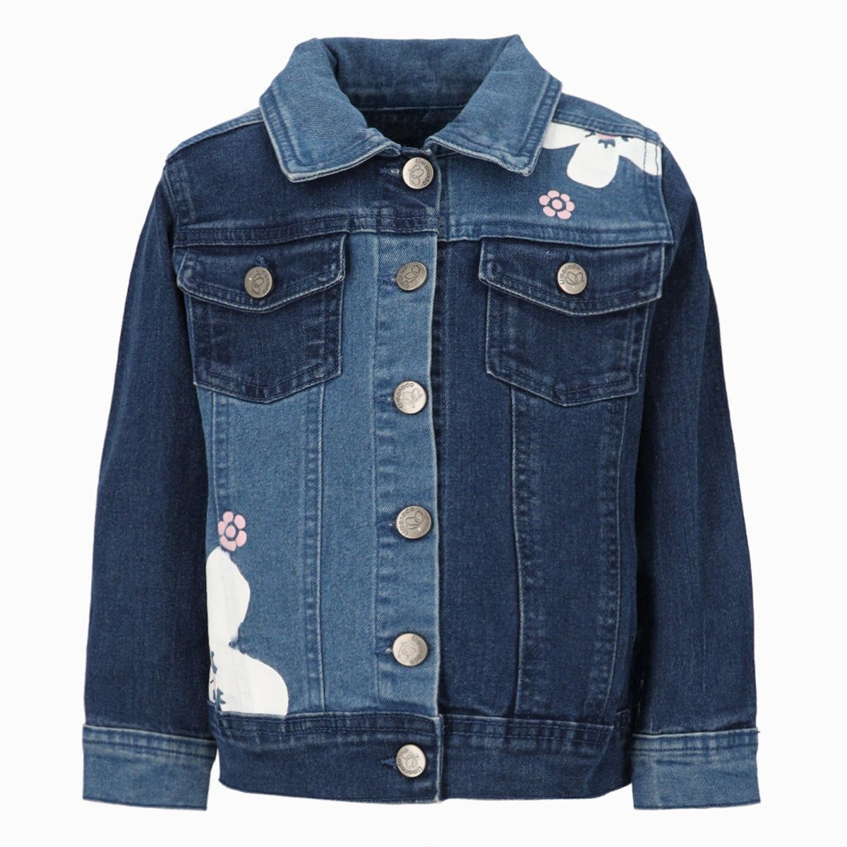 LIMONADA - Chaqueta niña con flores azul Limonada