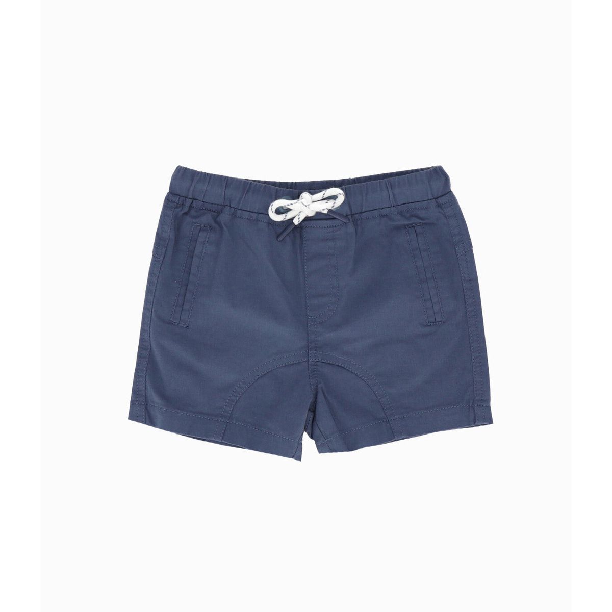 BLACK AND BLUE - Bermuda bebé básico azul Black and Blue