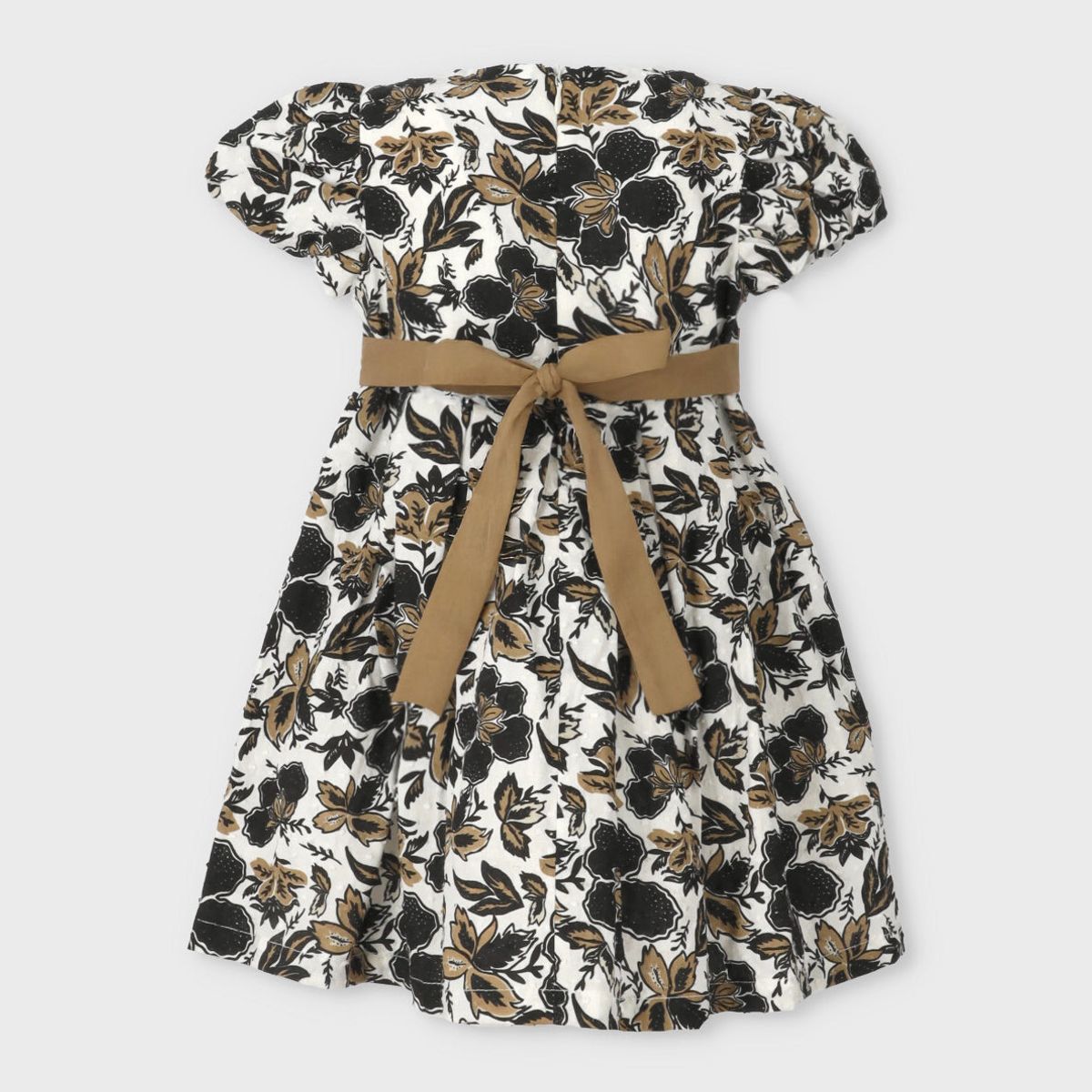 LIMONADA - Vestido bebé floreado negro Limonada