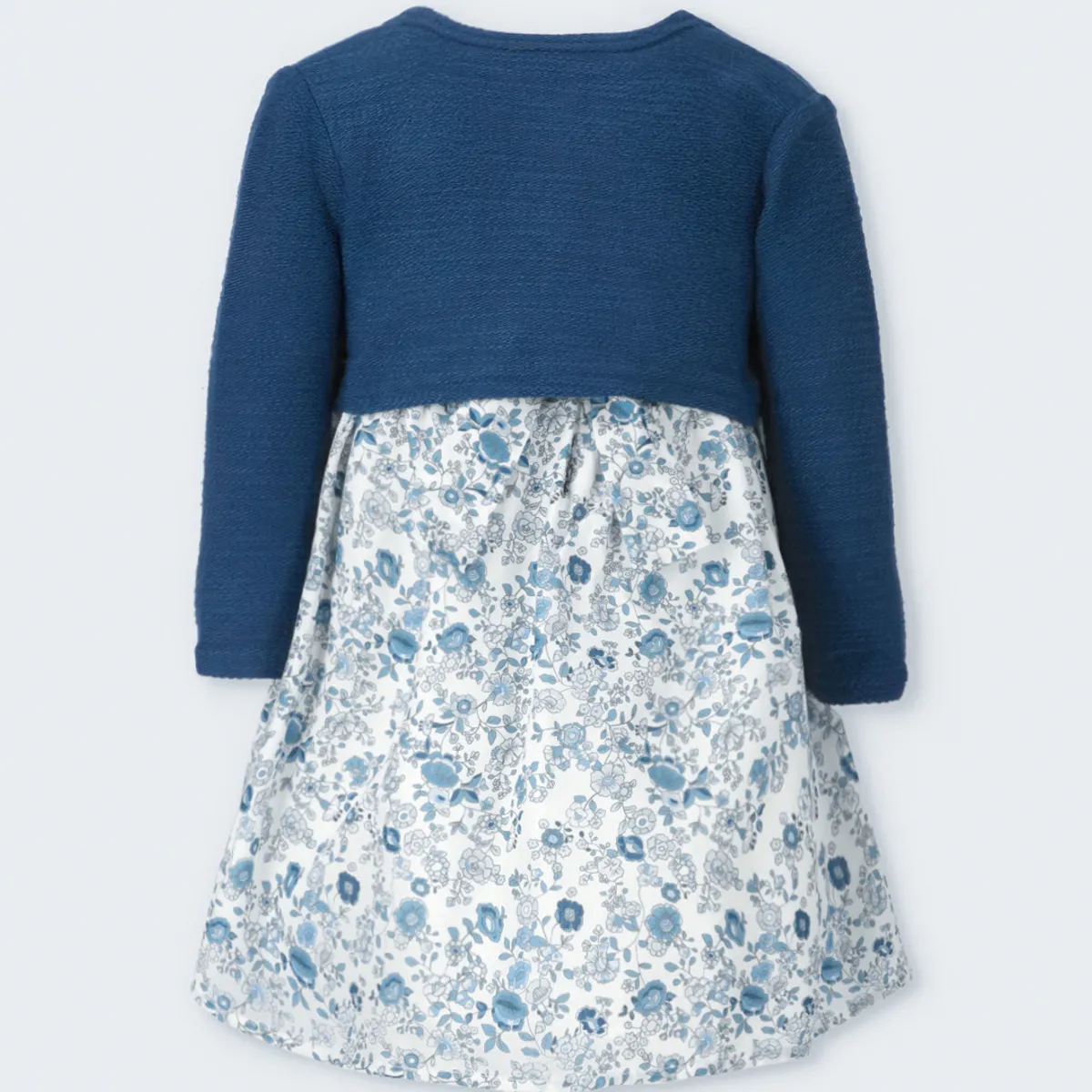 LIMONADA - Vestido niña floreado azul marino Limonada