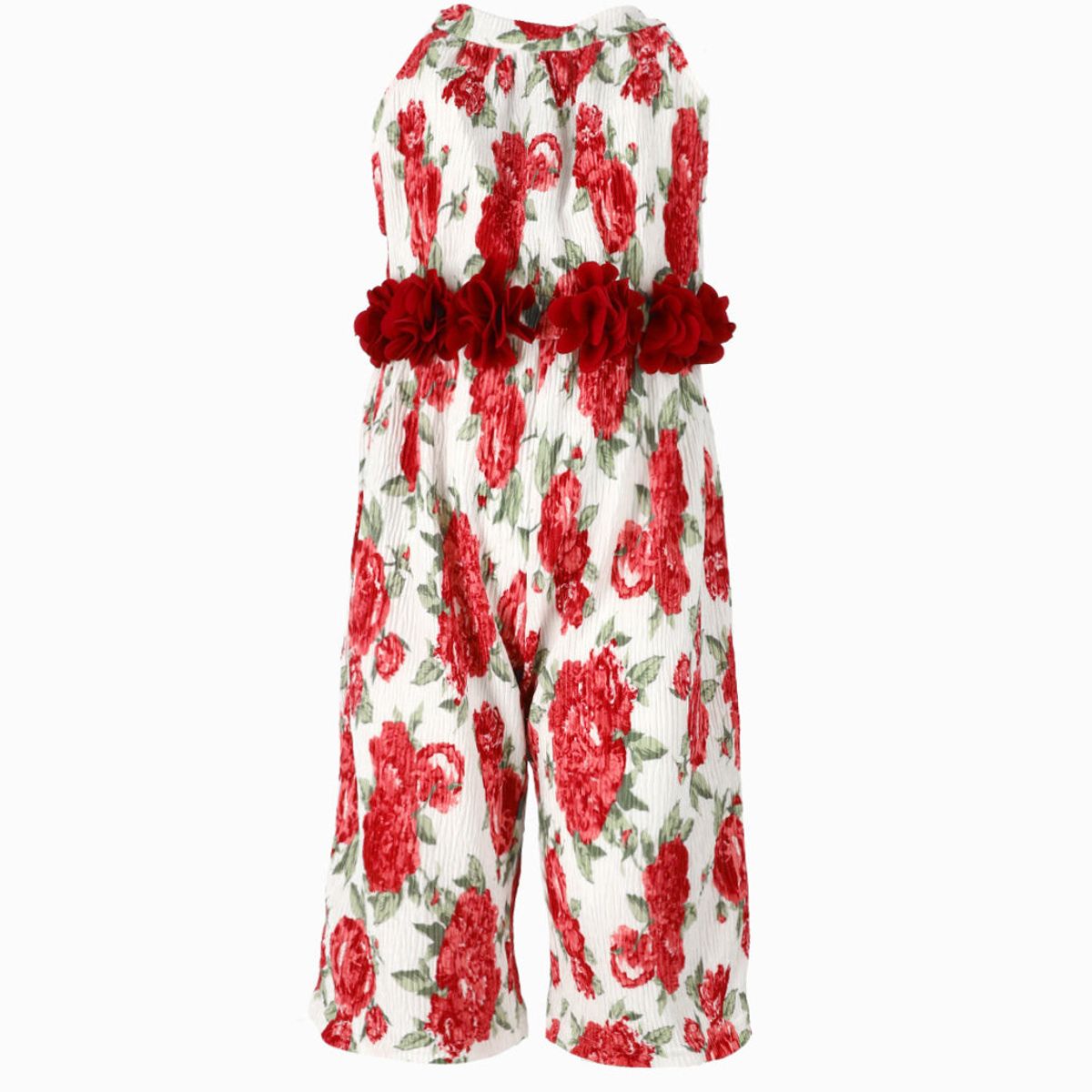 LIMONADA - Enterito bebé con cuello halter rojo Limonada