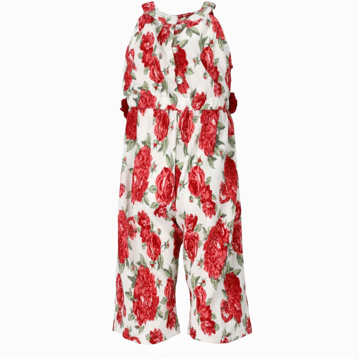 LIMONADA - Enterito bebé con cuello halter rojo Limonada