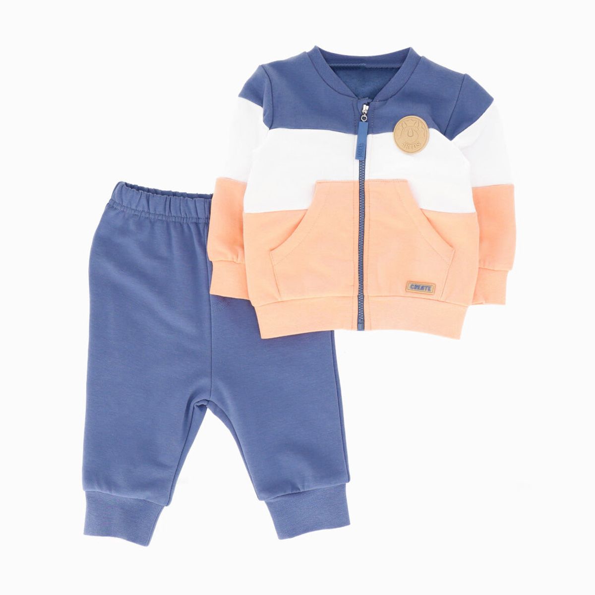 4KIDS - Buzo recién nacido tricolor azul 4 Kids