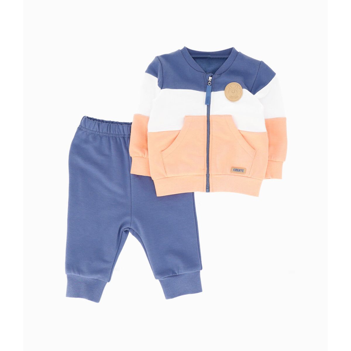 4KIDS - Buzo recién nacido tricolor azul 4 Kids