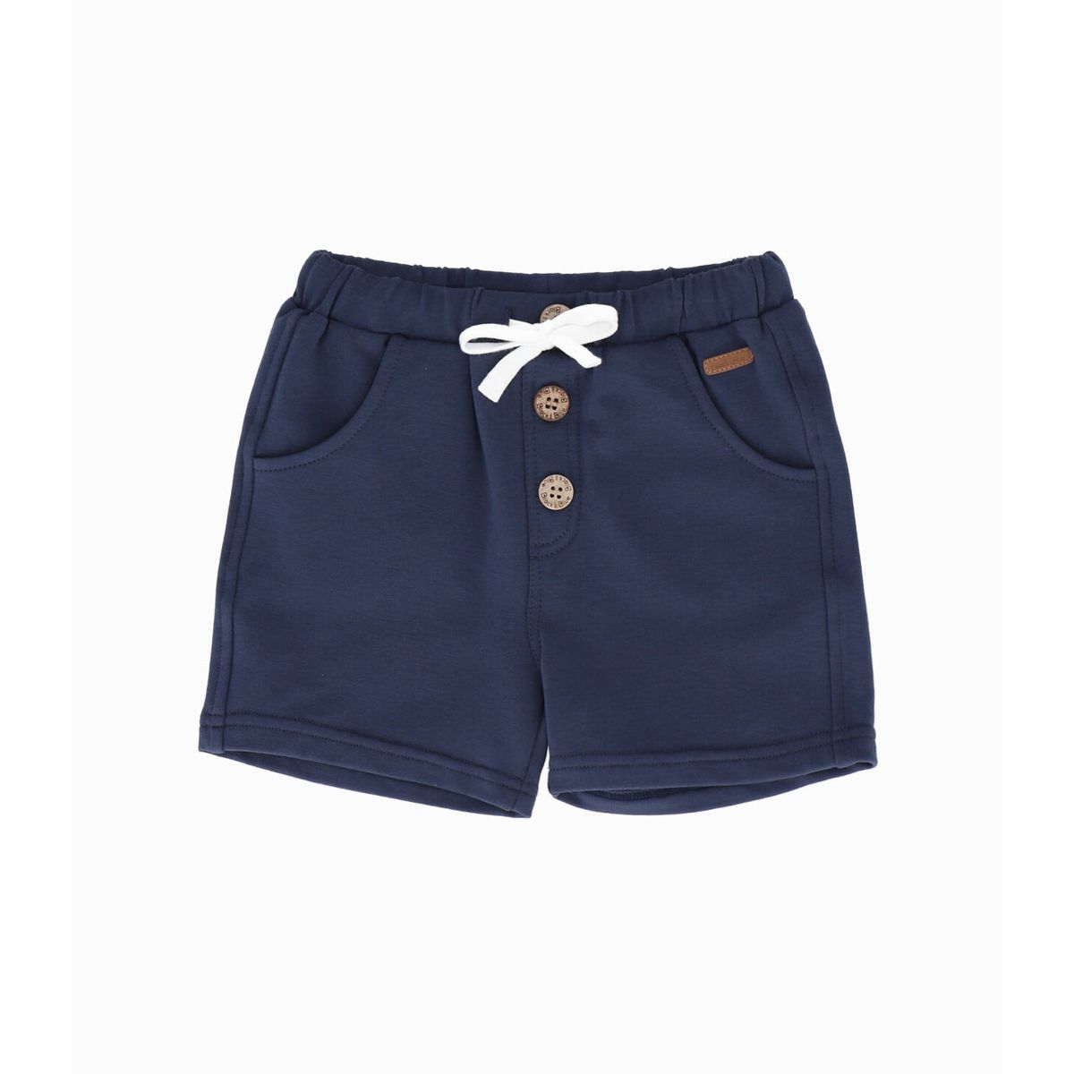 BLACK AND BLUE - Bermuda bebé basico azul Black and Blue