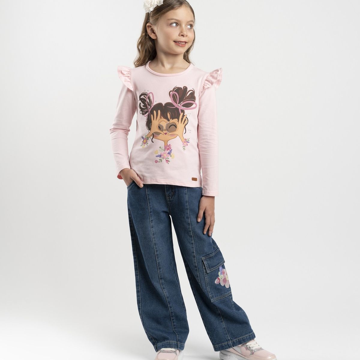 LIMONADA - Jeans niña recto azul Limonada