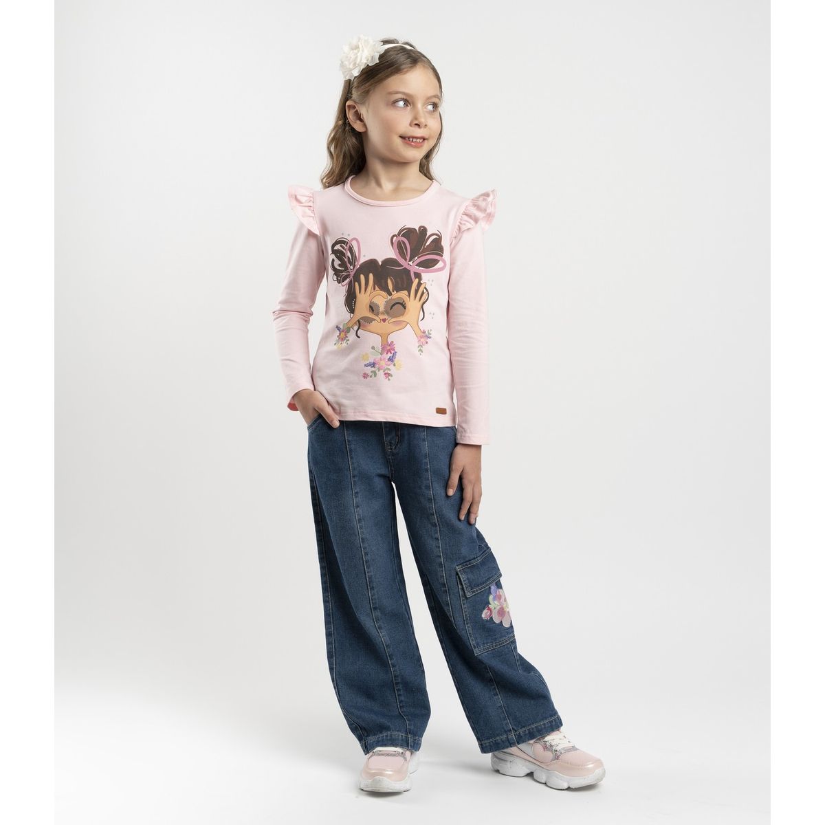 LIMONADA - Jeans niña recto azul Limonada