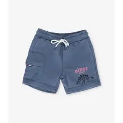 BLACK AND BLUE - Bermuda niño cargo azul