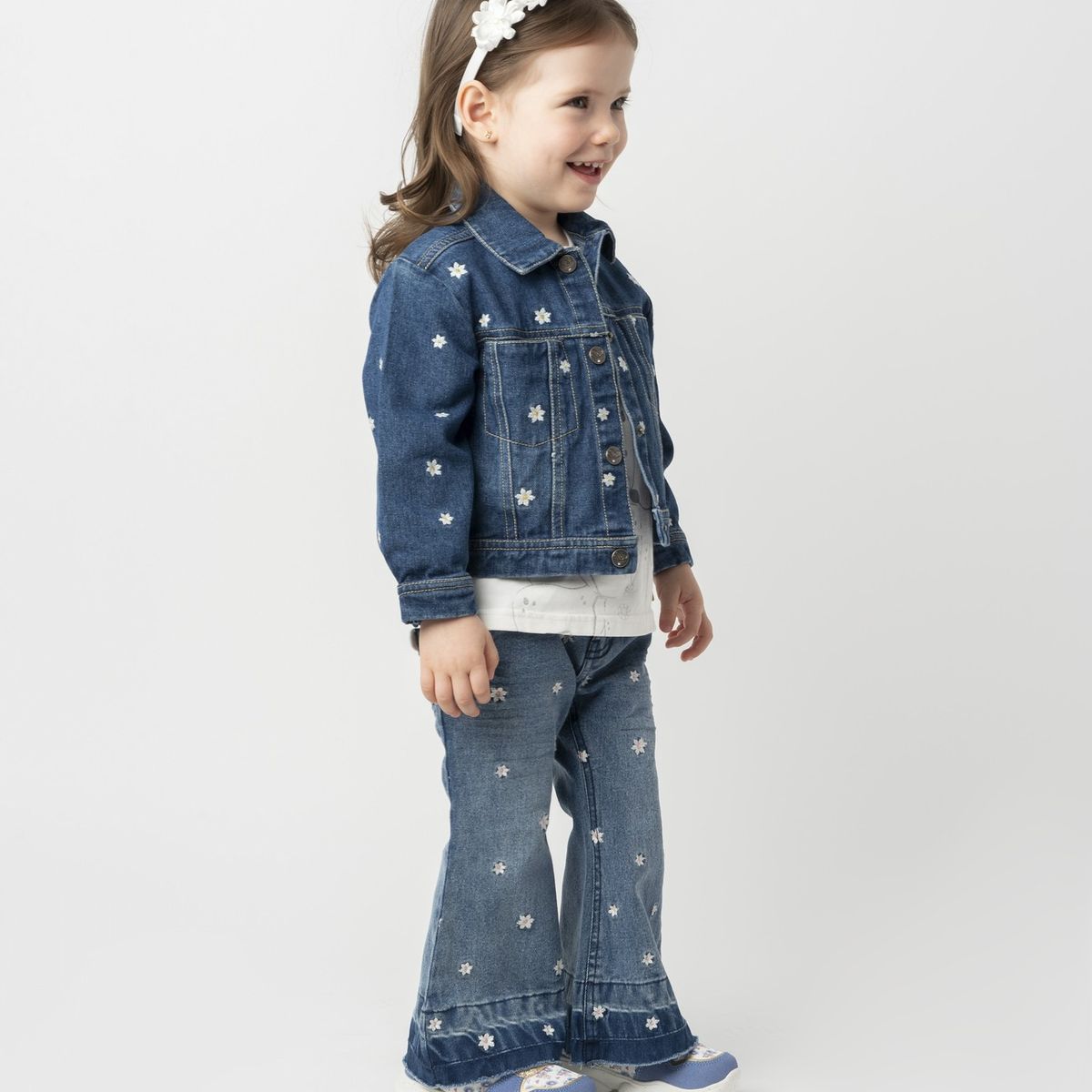 LIMONADA - Jeans bebé acampanados azul Limonada