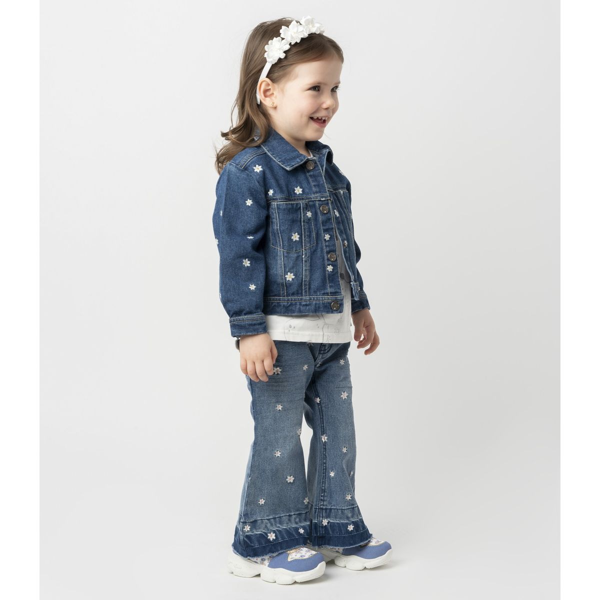 LIMONADA - Jeans bebé acampanados azul Limonada