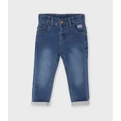 BLACK AND BLUE - Jeans bebé recto celeste