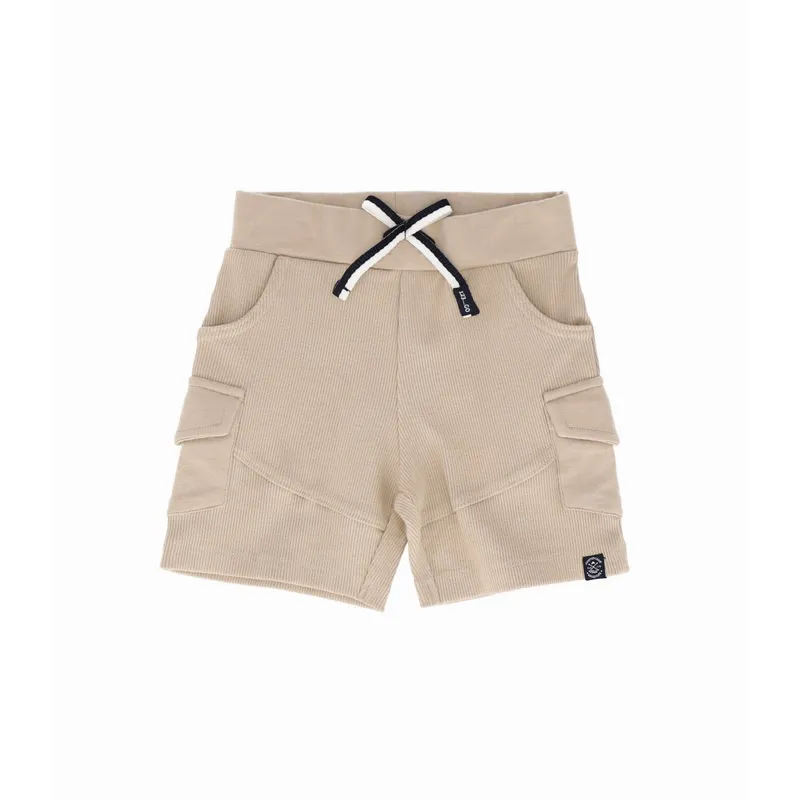 4KIDS - Bermuda bebé cargo beige 4 Kids