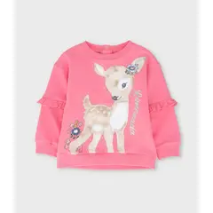 LIMONADA - Polerón bebé vuelos coral