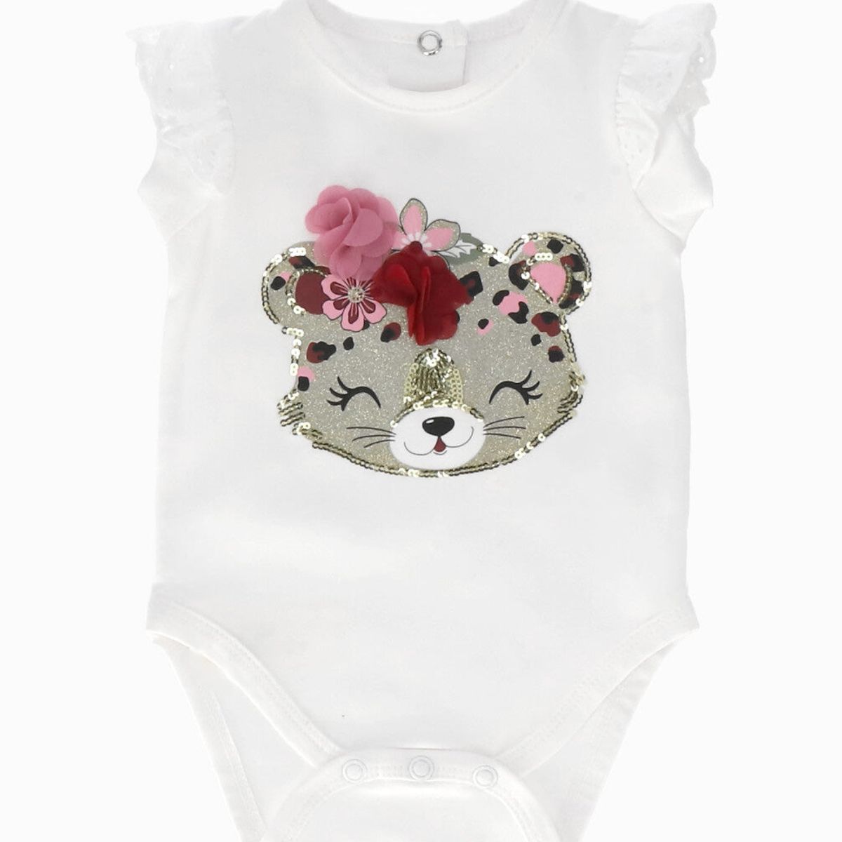 LIMONADA - Conjunto recién nacida 3 piezas blanco Limonada