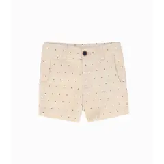 BLACK AND BLUE - Bermuda bebé con estampado beige
