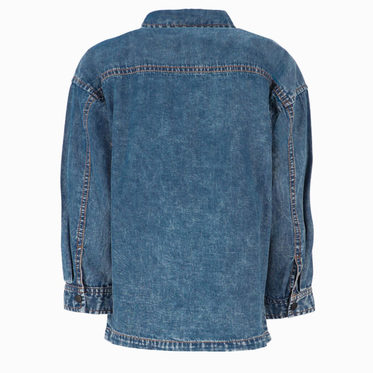 BLACK AND BLUE - Camisa manga larga niño básica azul Black and Blue