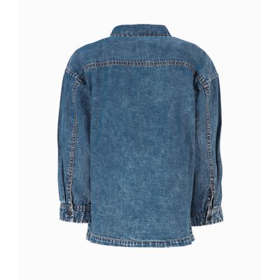 Imagen 2 del producto Camisa manga larga niño básica azul