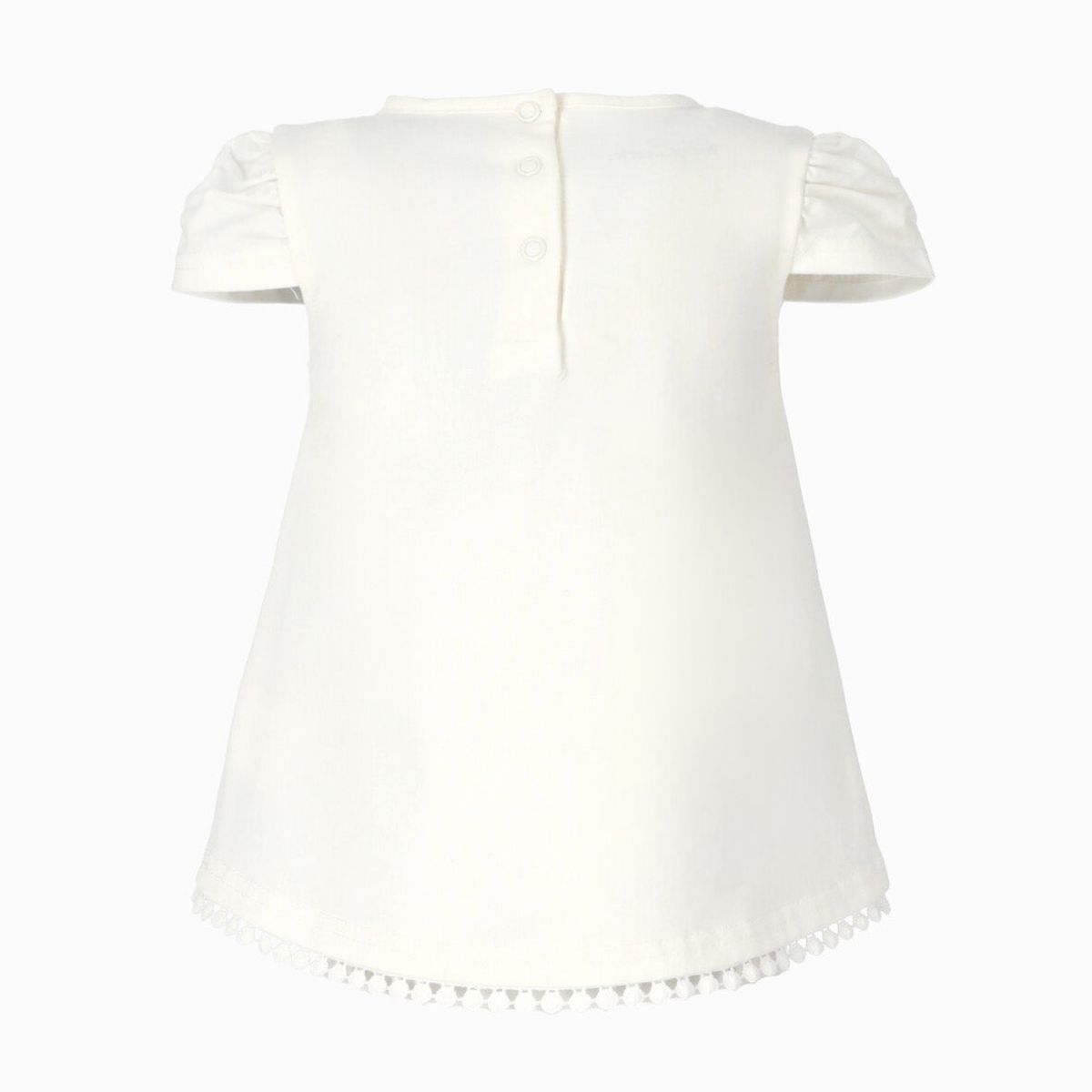 LIMONADA - Polera manga corta bebé con flores rojo Limonada