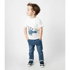 BLACK AND BLUE - Jeans bebé recto celeste