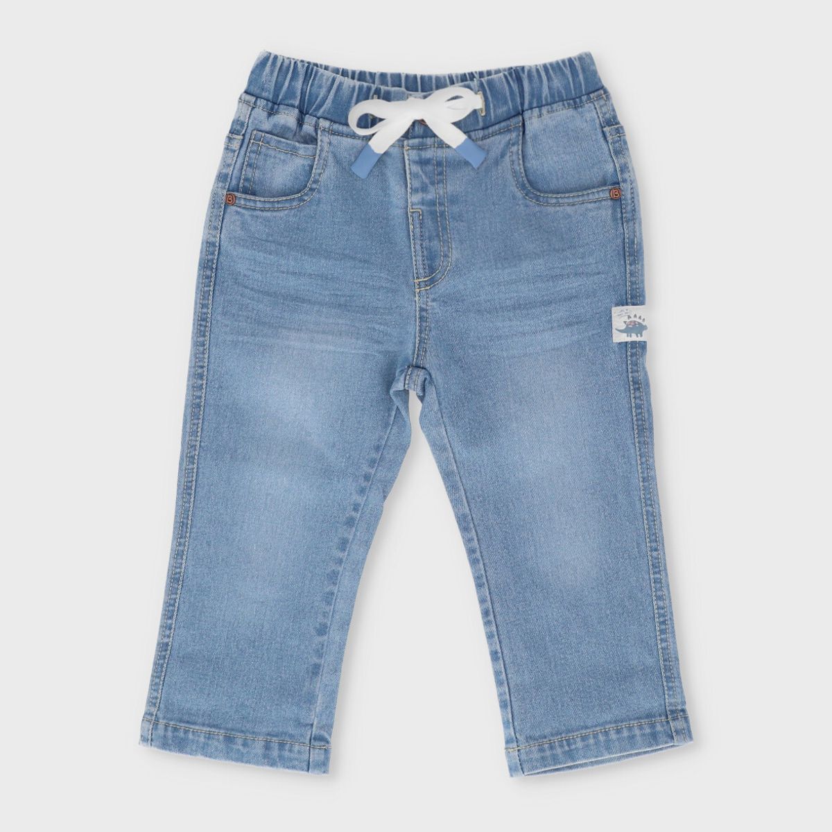 BLACK AND BLUE - Jeans bebé recto celeste Black and Blue