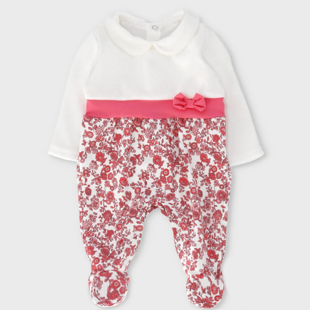 LIMONADA - Enterito recién nacida con flores coral Limonada