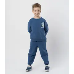 BLACK AND BLUE - Buzo niño con diseño azul