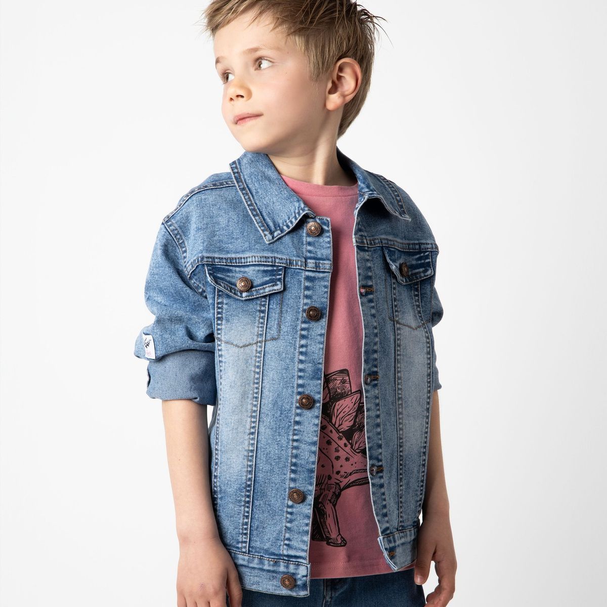 BLACK AND BLUE - Chaqueta niño denim azul Black and Blue
