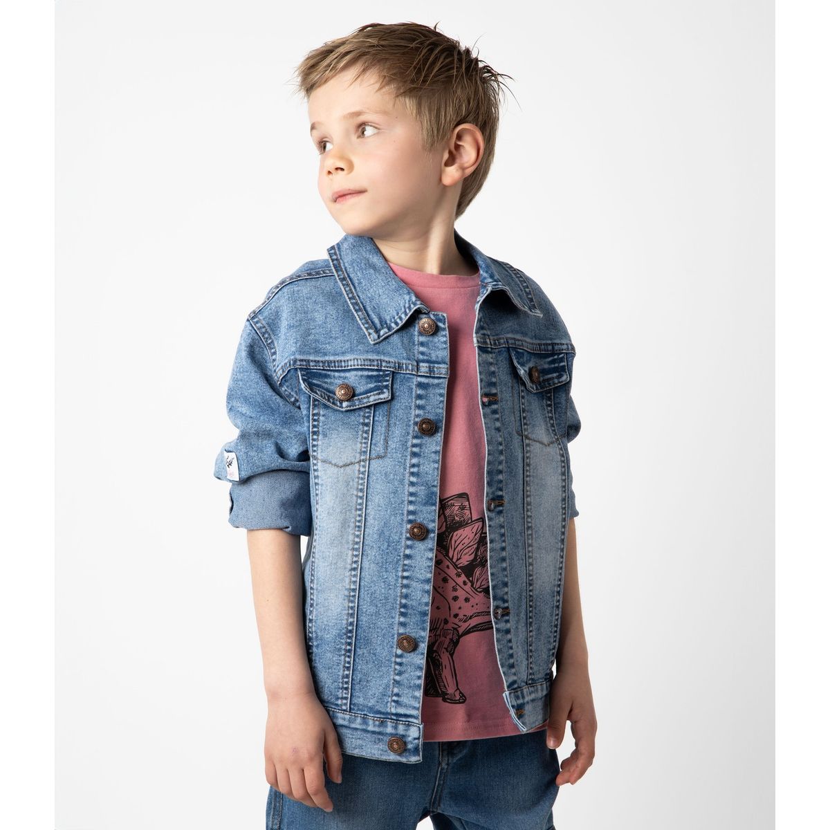 BLACK AND BLUE - Chaqueta niño denim azul Black and Blue